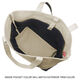 Nantucket Deluxe Tote Bag with Navy Trim Image 2 of 2